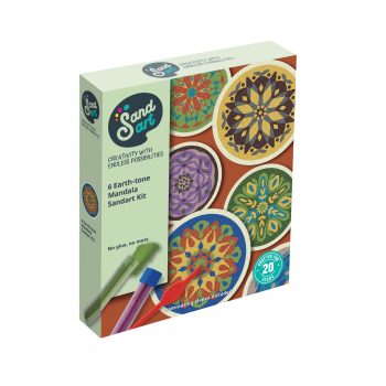 6 Earth-tone Mandala kit